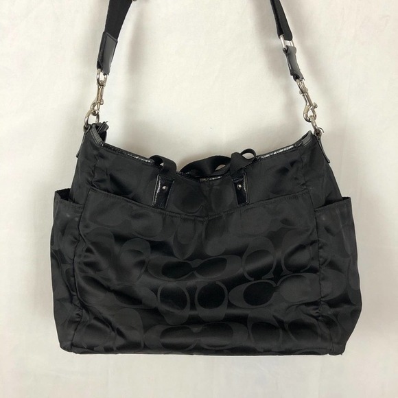 Black Authentic Coach Diaper Bag - Picture 8 of 12